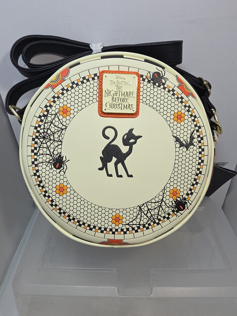 Loungefly Disney Nightmare Before Christmas Mosiac Crossbody Bag NWT - Picture 2 of 6